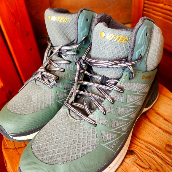 HI-TEC MENS DESTROYER MID TRAIL HIKING BOOTS-MENS SIZE 11 - Picture 7 of 11